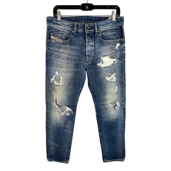 Diesel - Jeans Tapered Fit – Buster-X RB060, Blu, 36W x 32L